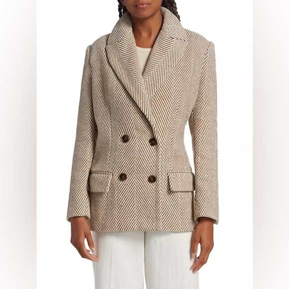 Ena Pelly Lara Wool Blazer Jacket Size Small Revolve Fall Winter Essentials - Picture 5 of 12